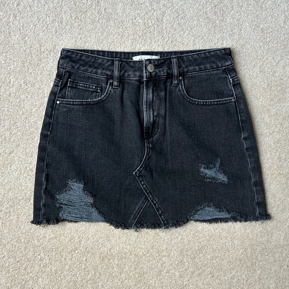 PacSun Black Denim Skirt Size 26